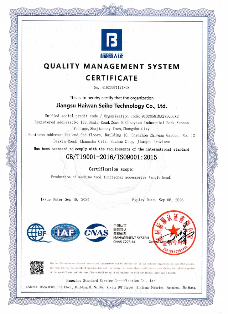 CE Marking Certificate