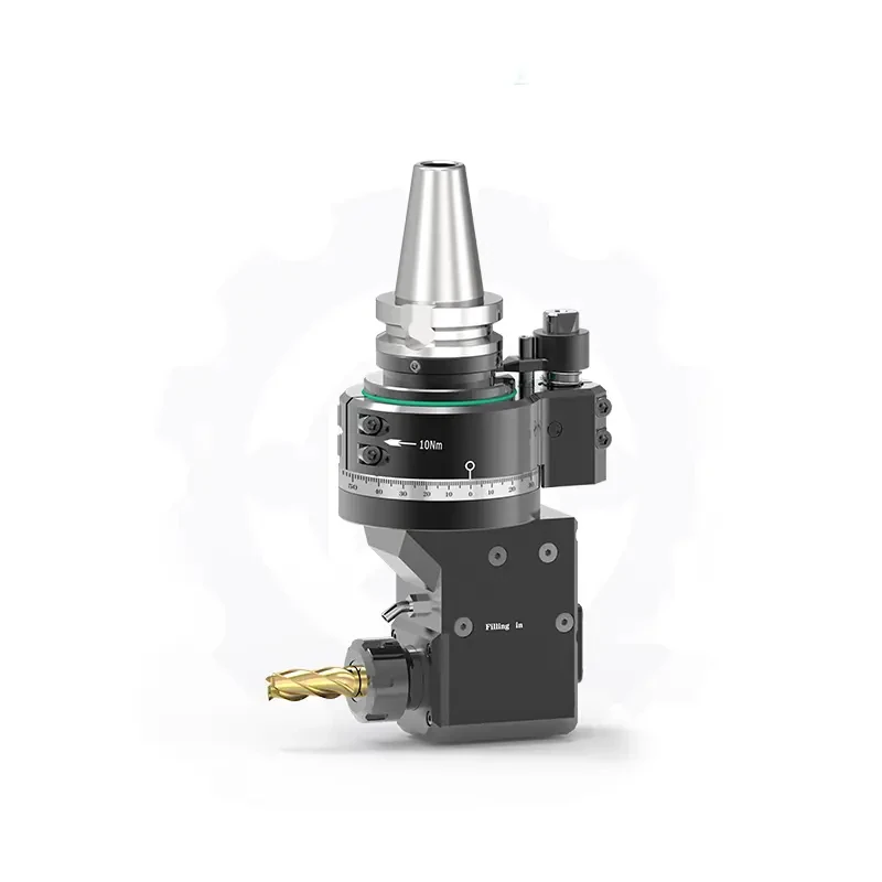 coolant through 90° right angle head (dk90 bt50 er25 z80)