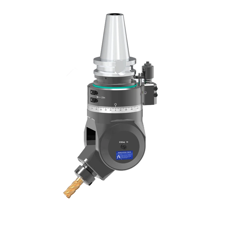 universal swivel milling angle head (dk90 bt50 yw & wxer series)
