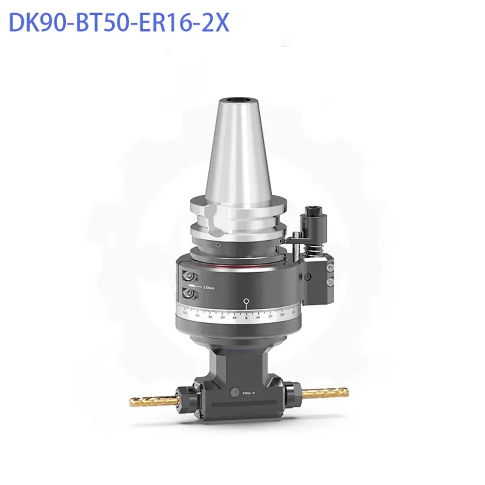 dk90 bt50 2x heavy duty double output 90 degree angle head