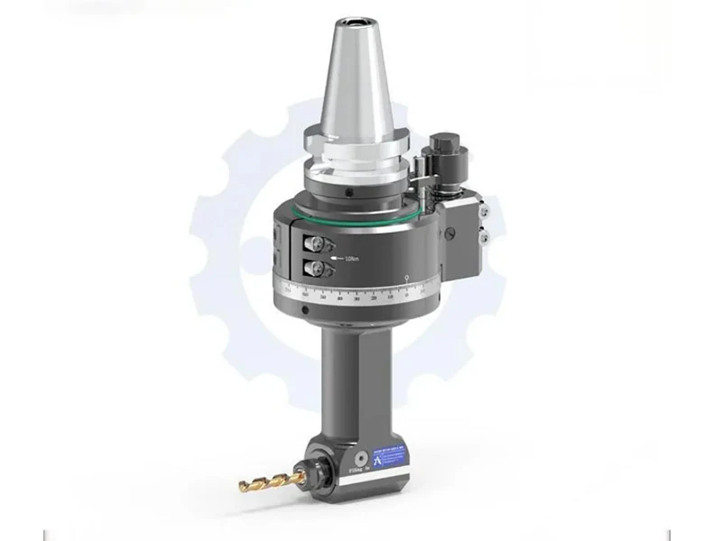 dk90 bt40 er11 90 right angle head for cnc side milling, drilling, and tapping applications